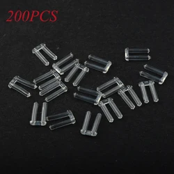 200pcs Rimless Glasses Double Rubber Plug Lock Bushings Eyeglasses Plastic Double Bushing Pins Repair Eyewear Accessories