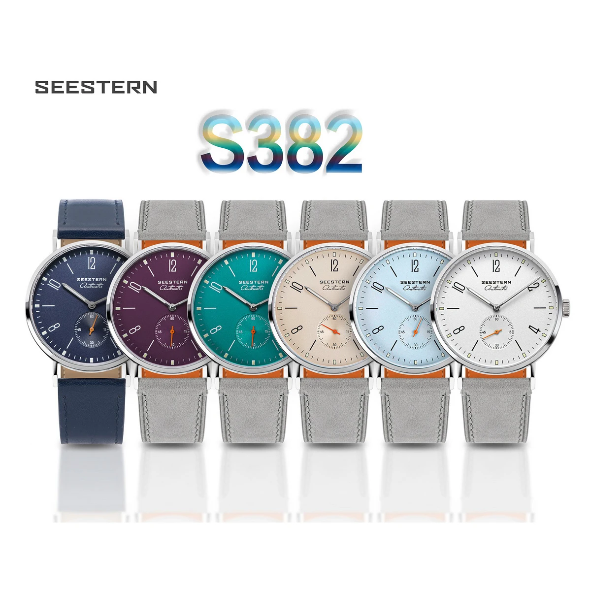 2025 Business Watch of Mens Automatic ST1701 Movement Mechanical Wristwatches Sapphire Crystal Waterproof Fashion Simple 382 new