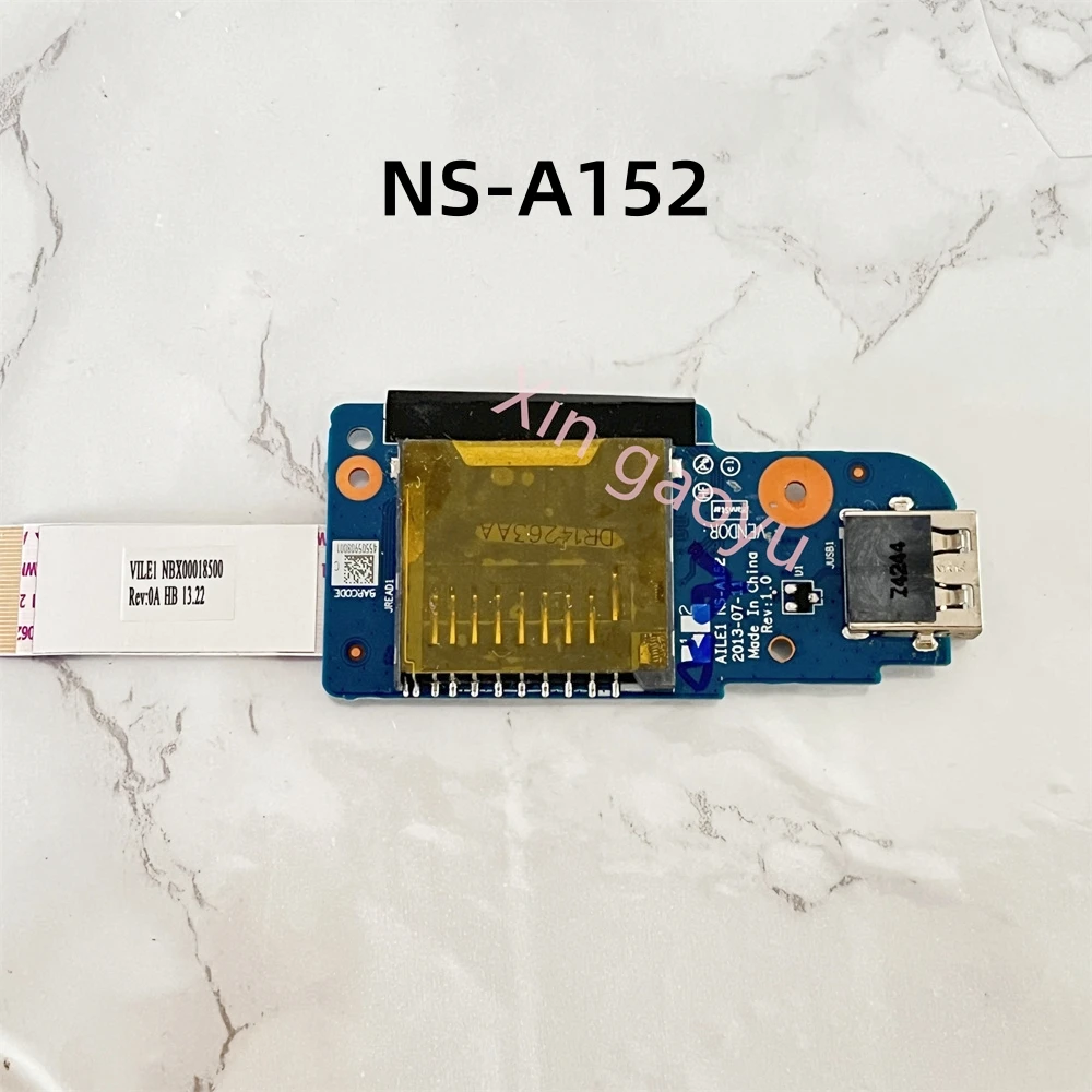 Original For lenovo E440 USB board SD CARD Reader AILE1 NS-A152 Free shipping 100% Tested