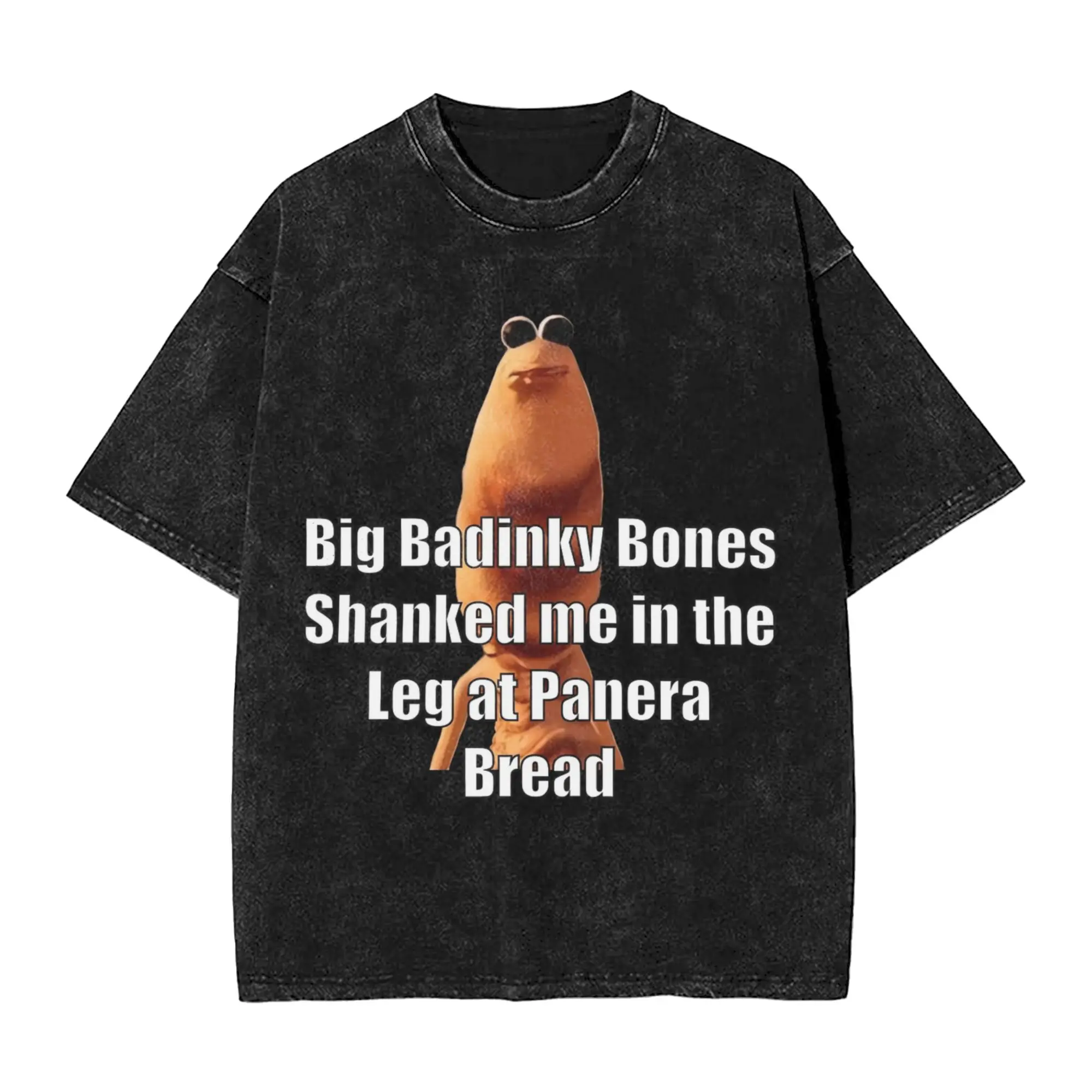 

Harajuku Washed Shirt Funny Robert Help Marcus The Worm Fashion T-Shirts Oversize Streetwear 100% Cotton Printed Tee Shirt