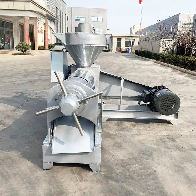 2025 New Fully Automatic Commercial Oil Press Machine Large Scale Workshop Mobile Peanut Soybean