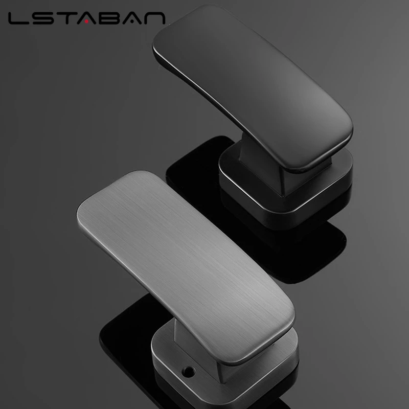 

New Invisible Door Lock Double-Sided Lock With Key Single Side Lock Indoor Door Hidden Single Side Lock Door Handle