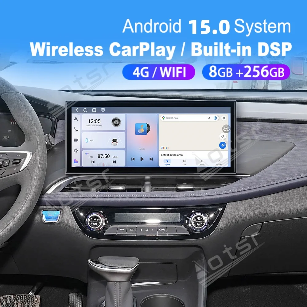 

15,8-дюймовый Android 15 Qualcomm Carplay автомобильный радиоприемник для Buick Velite 6 2019 ~ 2022 автомобильное авторадио мультимедийный плеер GPS Navigat головное устройство