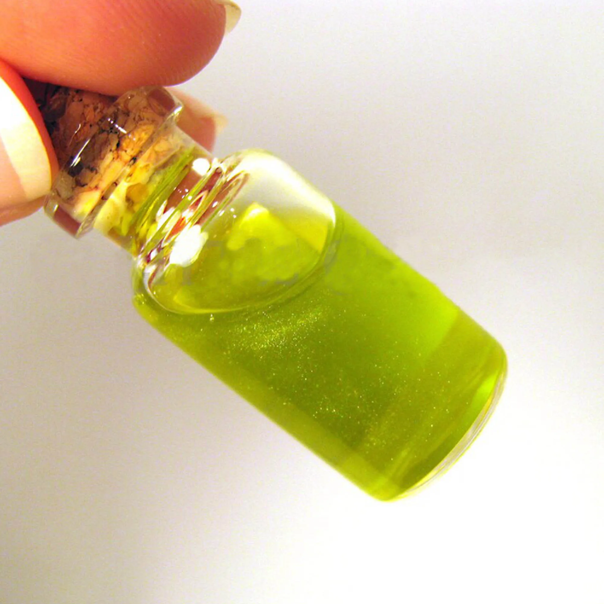 Absinthe Jewelry Antique Absinthe Glass Bottle Necklace Green Fairy Charm Potion Vial Absinthe Fairy Necklace Charm Halloween