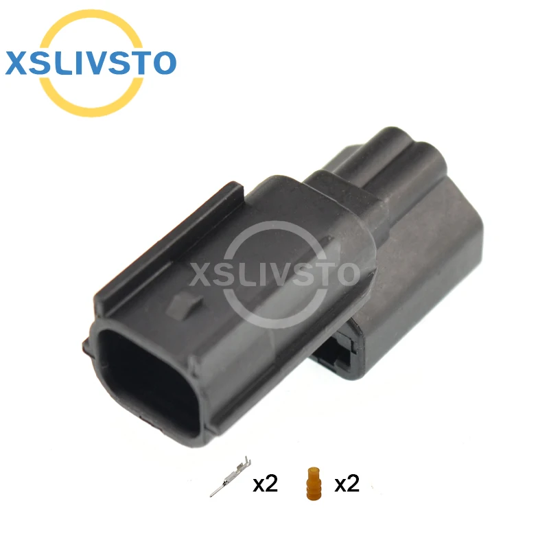 2 Pin Auto waterproof connector back-up lamp plug socket small lights fog lamps 7283-2090-30 For Honda Nissan Infiniti