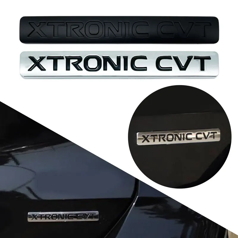 3D ABS XTRONIC CVT Logo Emblem Sticker Car Rear Trunk Body Badge Decal Car Styling Accessories