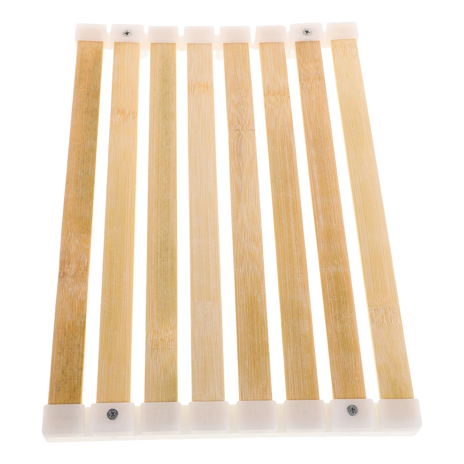 

Sauna Cushion Wooden Shower Mat Bamboo Seat Dish Drying Rack Bathroom for Kitchen Counter