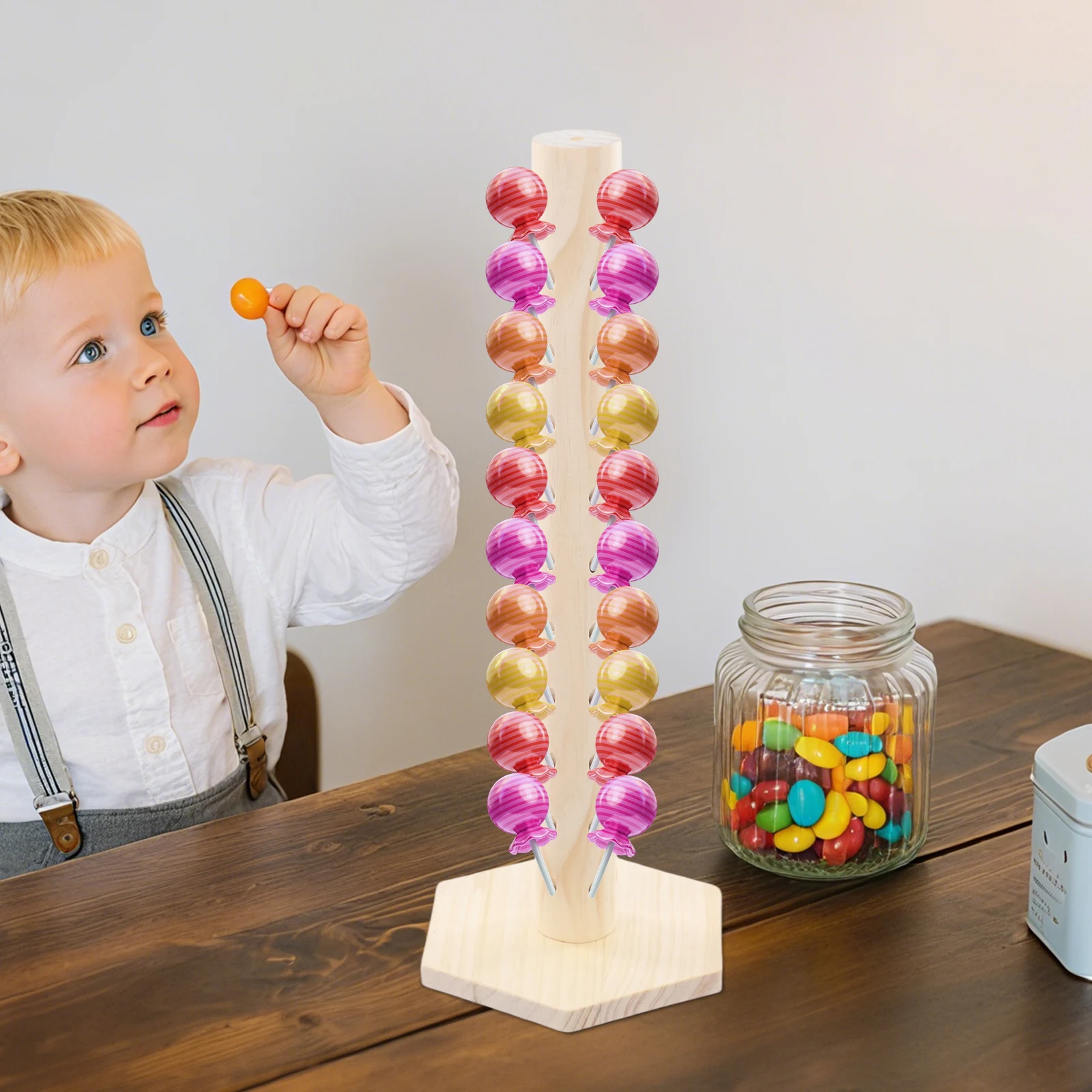 Lollipop-Präsentationsständer, Cake-Pop- & Süßigkeitenhalter für Geburtstagsfeiern, Hochzeiten, Babypartys & Dessert-Tisch-Dekoration