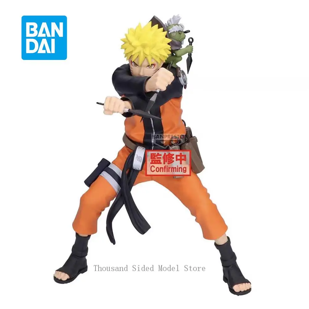 Original banpresto grandista naruto shippuden uzumaki naruto 22cm (série naruto 72, 45) anime figura brinquedos modelo de ação