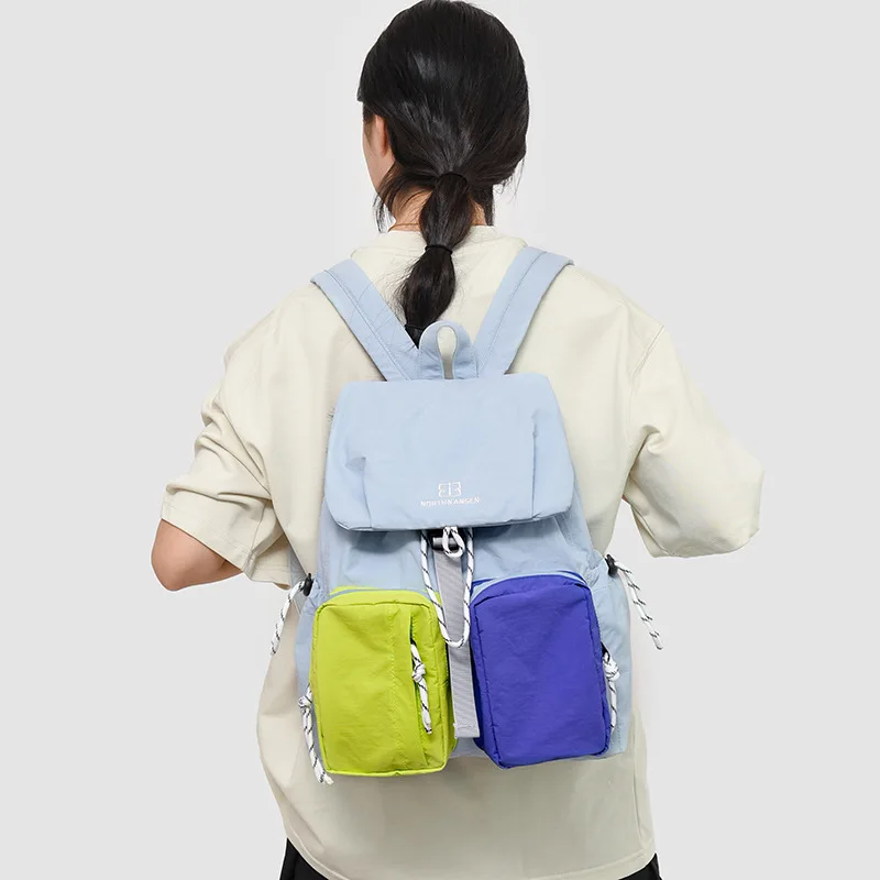 Backpack Outdoor Mountaineering and Mountaineering Women's Travel Ultra-Light Portable Summer Ultra-Thin Hiking School Bag