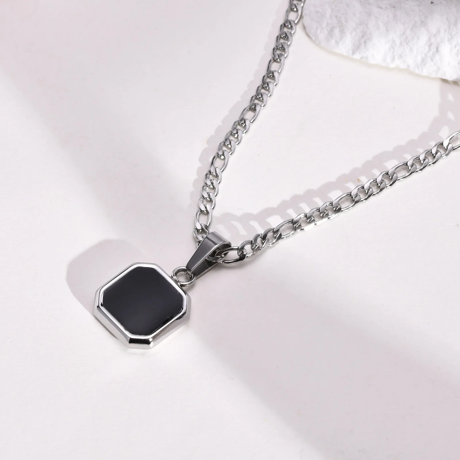 Black Square Neckla… - image