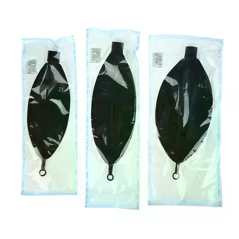 

Animal Anesthesia Machine Air Storage Bag Simulated Lung Air Storage Bag Breathing Bag Anesthesia Respiratory Circuit Black