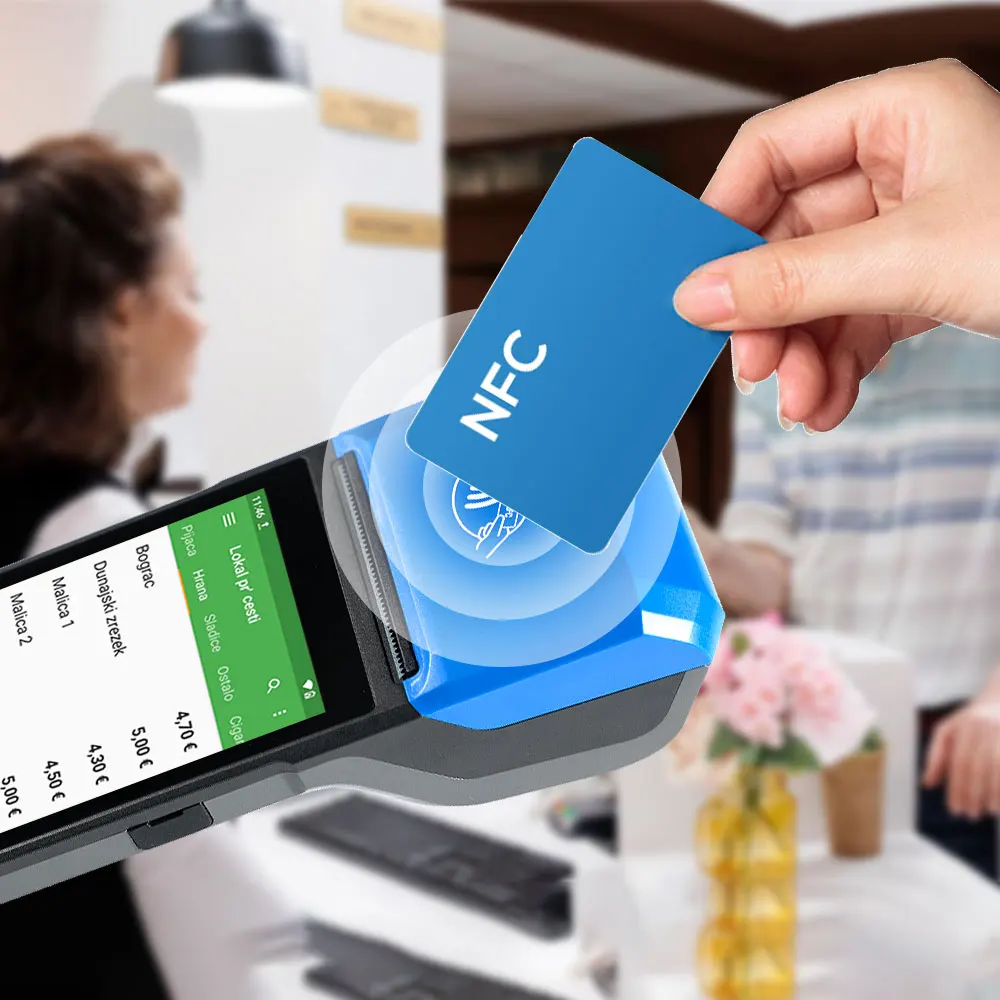 2.4 5G Dual Wi-Fi Dual SlM Card Mobile Pos Handheld Machine for Various Application