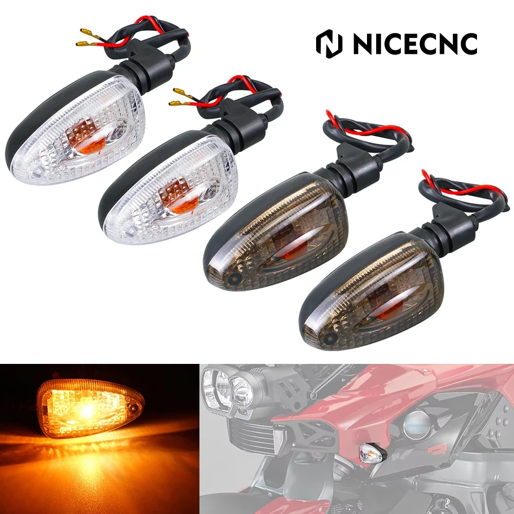 

2pcs Motorcycle Turn Indicators Blinkers Turn Signal Lights for BMW R1200GS 2004-2013 F800GS 08-12 HP2 Enduro 05-10 K1300R 09-14
