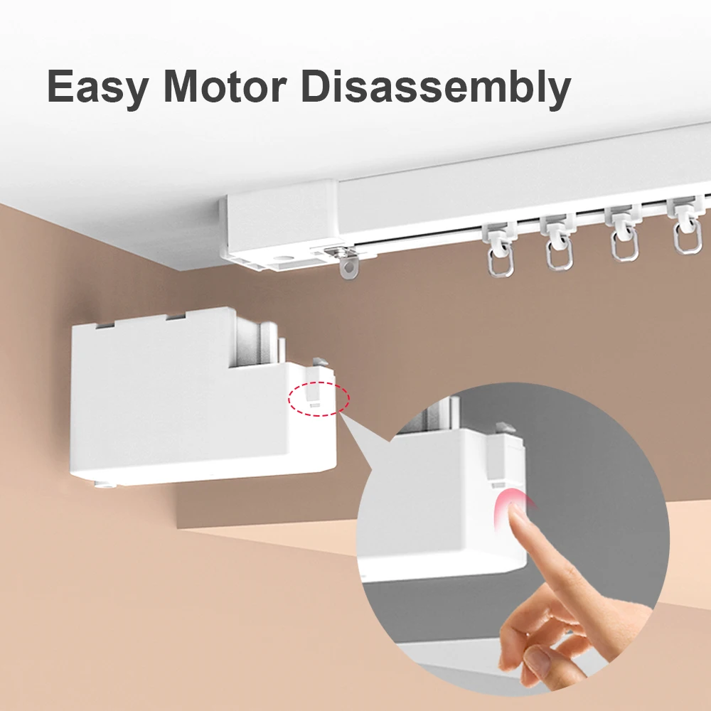 SUNICA Tuya Mini Zigbee Electric Automatic Smart Curtain Motor Motorized Curtain Track for smart home products