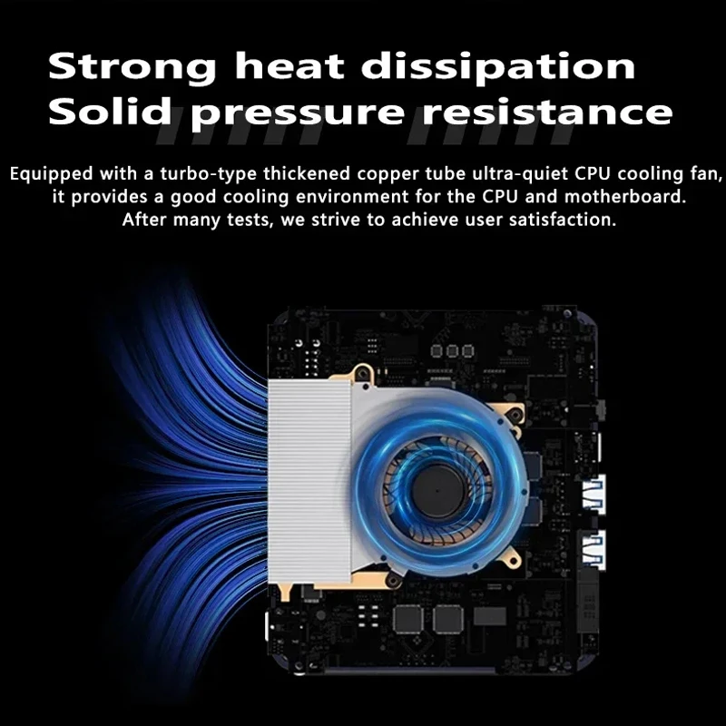 TOPC Mini PC Gamer, Intel Core i9-13900H/i7-13700H/i5 de 13a geração, 2xDDR4 RAM, 2xNVMe SSD, 2xLAN, computador pequeno para jogos de mesa