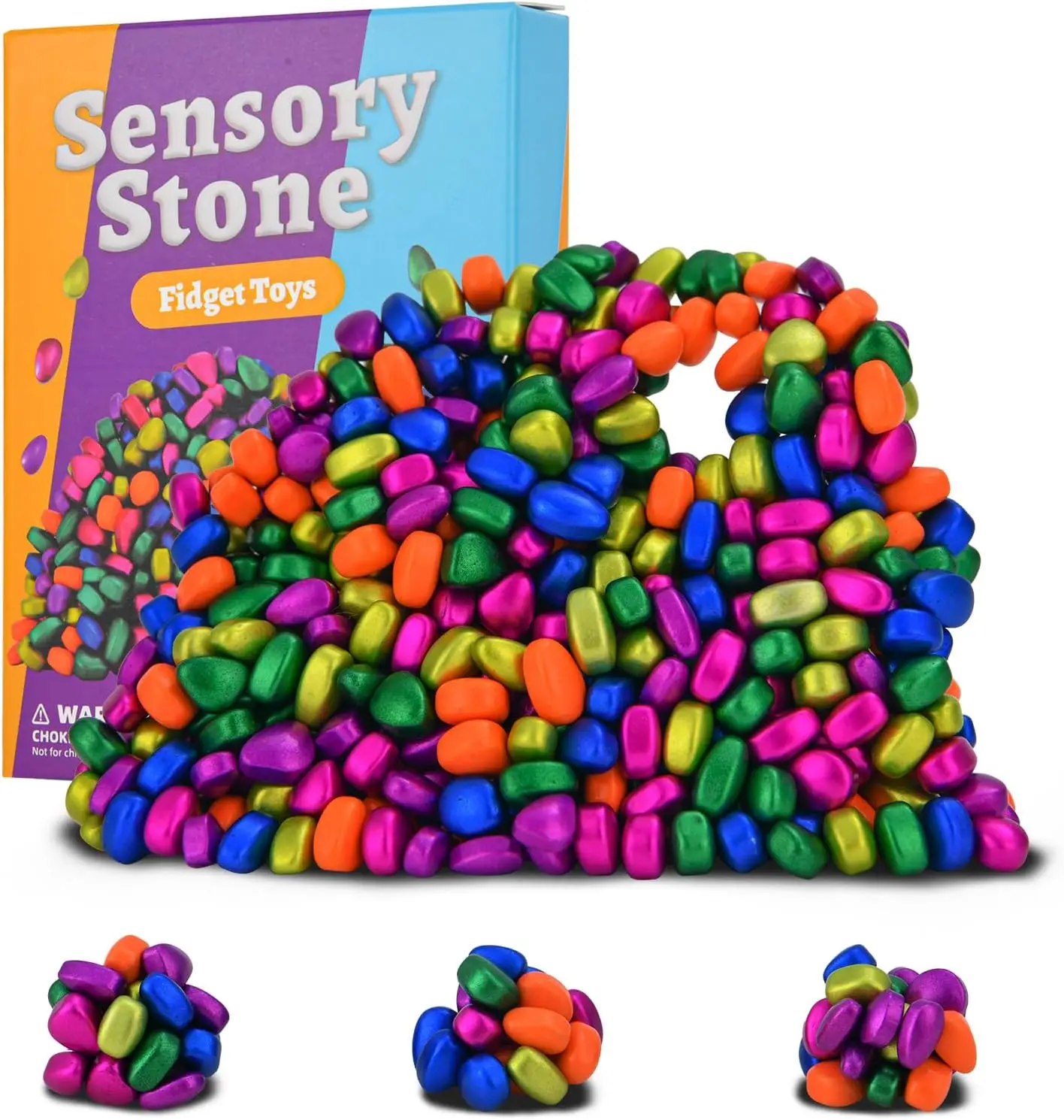 

Набор из 550 сенсорных игрушек-антистресс для взрослых, настольные игрушки для концентрации внимания и снятия тревоги, 6 цветов