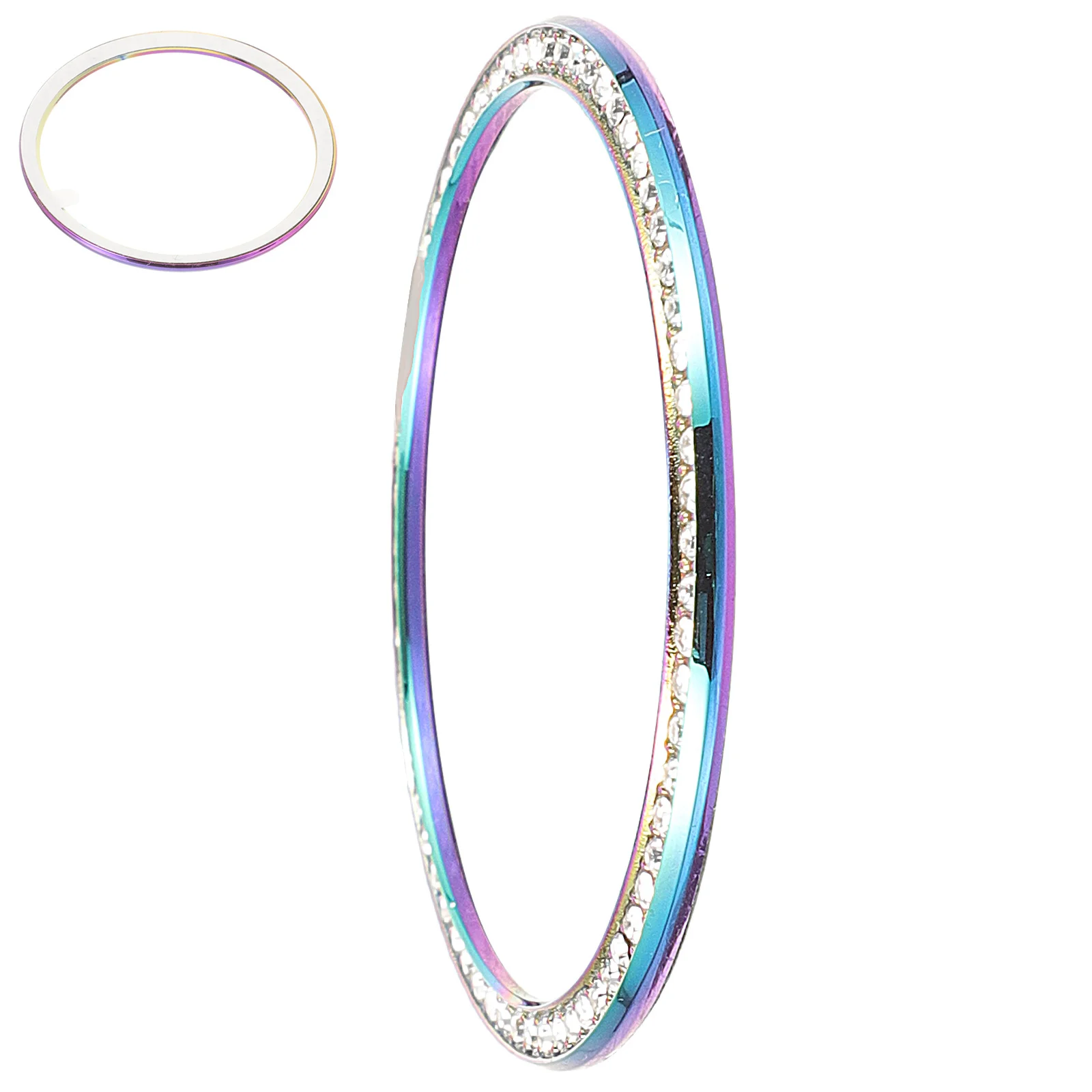 Rhinestone Bezel 42Mm Bling Surface Ring Replacement For Smartwatch Watch Frame Bezel Ring 42Mm Watch Accessories