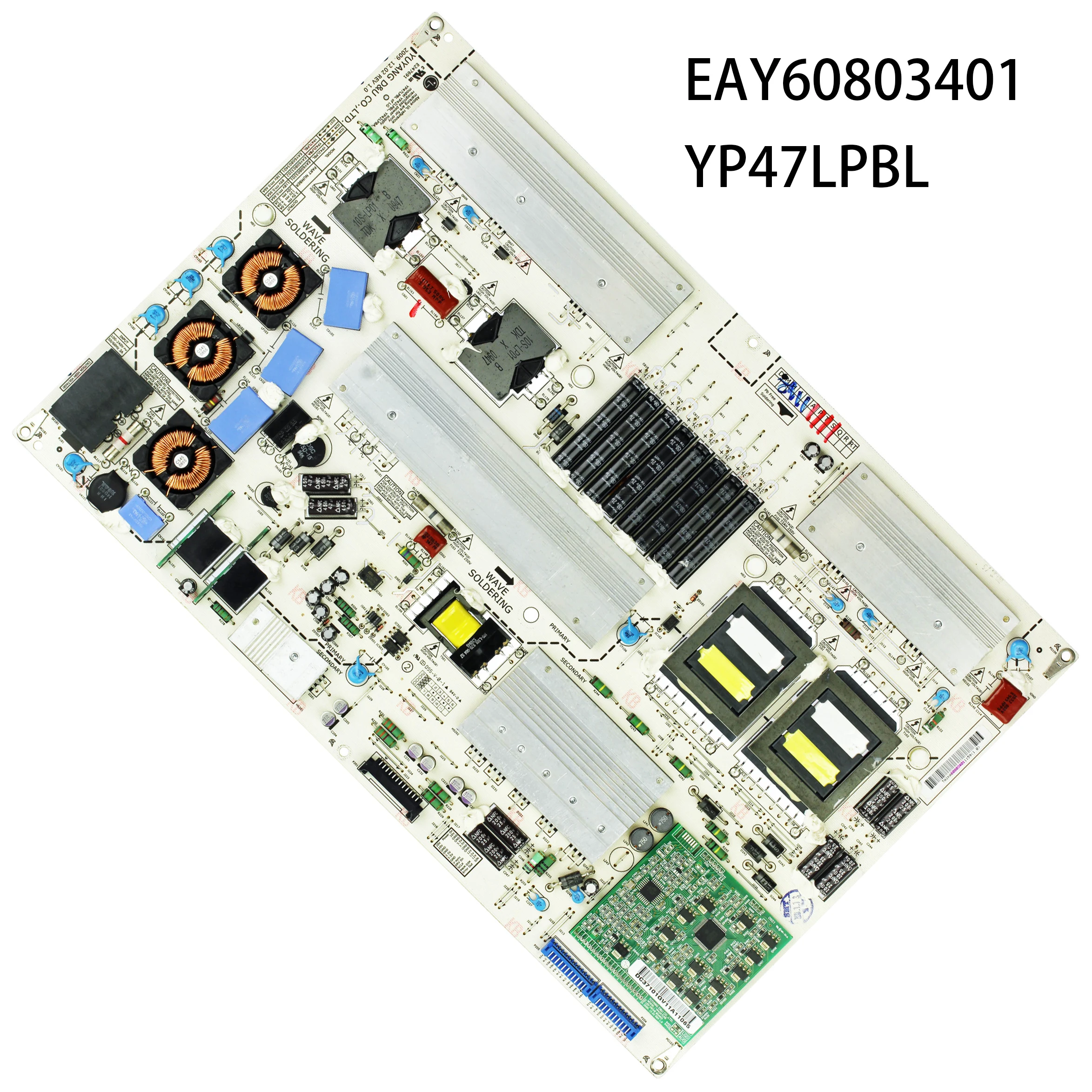 

EAY60803401 YP47LPBL Original Power Supply Board is for LG 47 Inch TV Parts 47LE530C 47LE5400 47LE5500