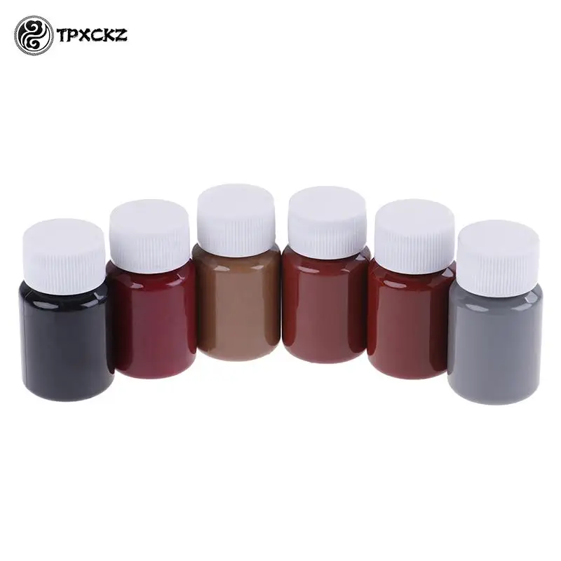 20ML Colors Leather Paint Set DIY Leather Edge Paint Edge Oil Dye Highlights Professional Watercolor Paint Liquid Art Supplies