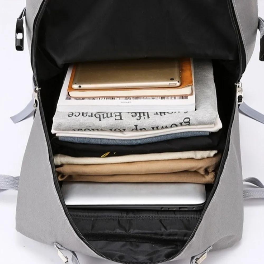 

Мужской рюкзак 60 л, водонепроницаемый, большой вместимости, для активного отдыха, походов, из оксфордской ткани, с множеством карманов, для колледжа, школы, велоспорта