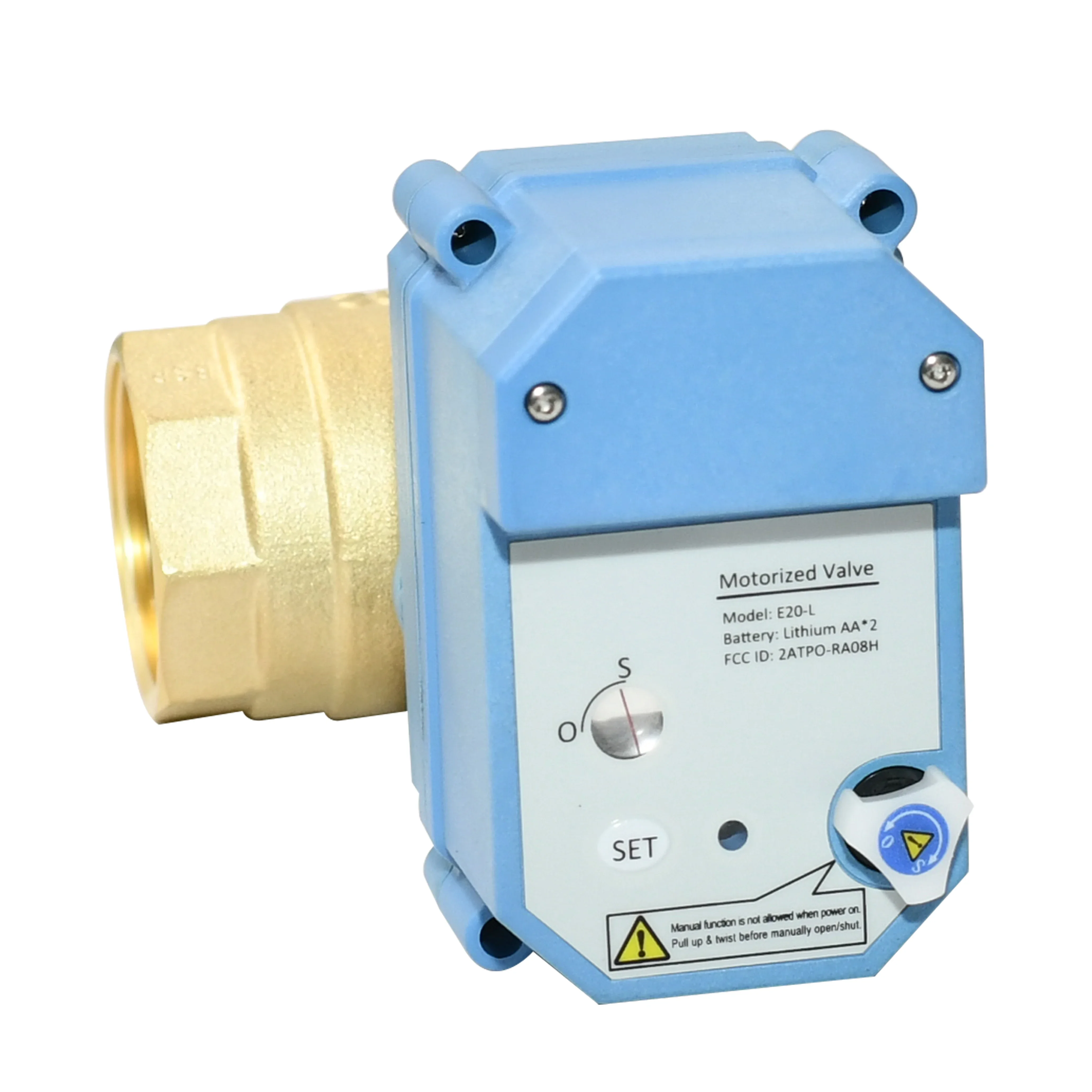 Tonheflow Lorawan Lora 868MHz valve  remote DN32  brass ball valve with battery