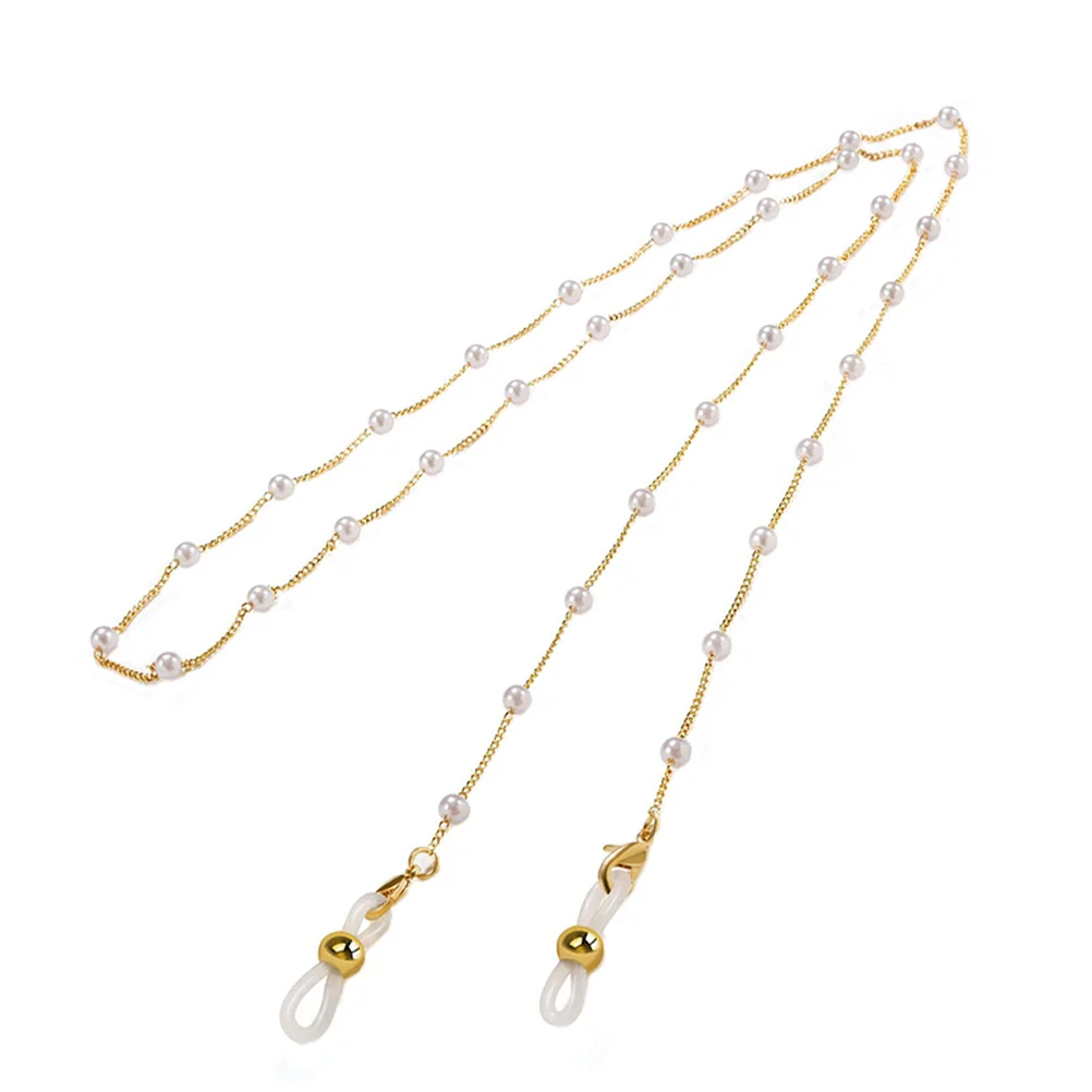 

1Pcs Eyeglass Chain Pearl Anti-Slip Stylish Eyewear Rope Glasses Strap Hanging Holder Protective Accessories Eyeglass Chain