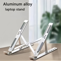 Aluminum Alloy Laptop Holder Stand Foldable Non-slip Notebook Support Base Lifting Lifting Cooling Holder Laptop Cooling Bracket