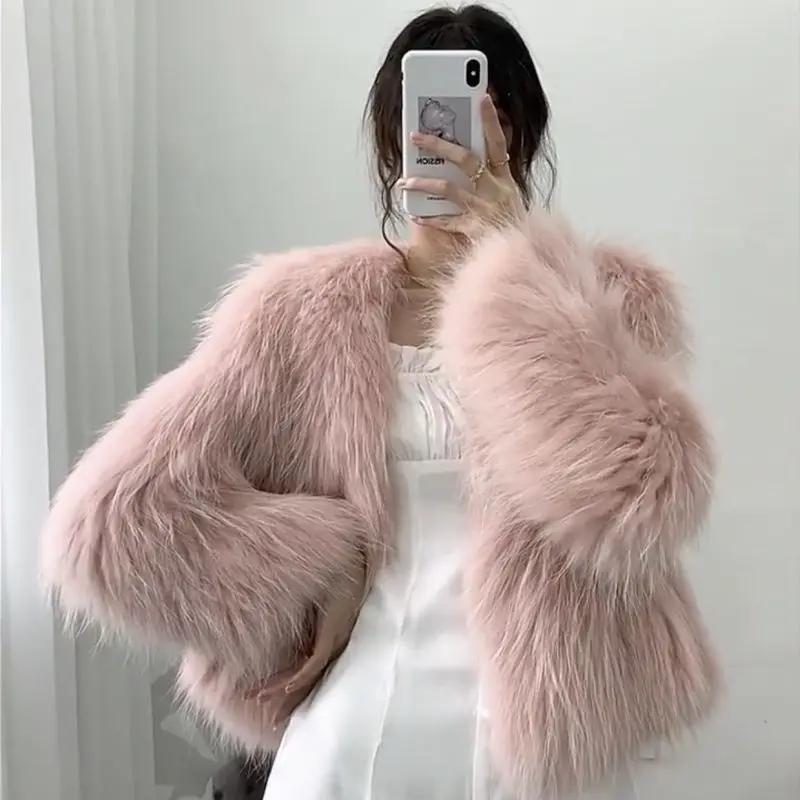 Women's Fur Coat, Young Fashion Jacket, Winter Clothing, 2024