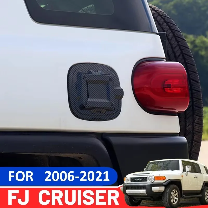 

For Toyota FJ Cruiser Fuel Cap Sticker ABS Carbon Fiber Tank Cover Sticker FJ Fuel Tank Cap Protector Decoration Accessories