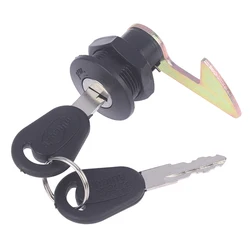 1Set (1 Lock + 2 Keys) Electric Car Scooter Tail Box Lock Trunk Lock Accessories Motorcycle Rear Locks