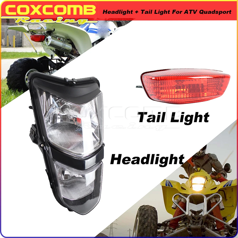 ATV Quadsport Quadracer Headlight & Tail Brake Light Front Running Light For Suzuki LTZ400 LTZ250 LT-F LT-Z 250 400 LTA LT-A 500