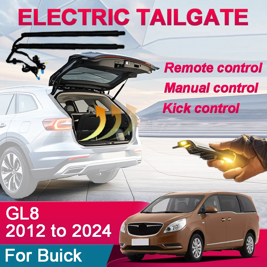 

Car For Buick GL8 2012 to 2025 Electric Motor For Trunk Lift Electric Tailgate Power Kit Liftgate Electric Rear Door Kick Sensor