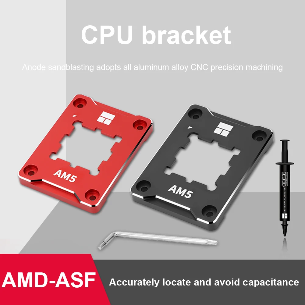 Thermal right AMD-ASF rahmens chutz cnc aluminium legierung am5 cpu biege korrektor rahmens chutz mit schlüssel für amd ryzen 7000