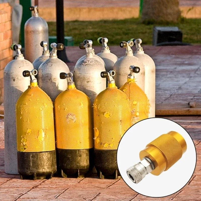 Professional Quick Connector Fittings for Oxygen Gas Systems Filling Station Valves Charging Adapter 5/8 Female/Male