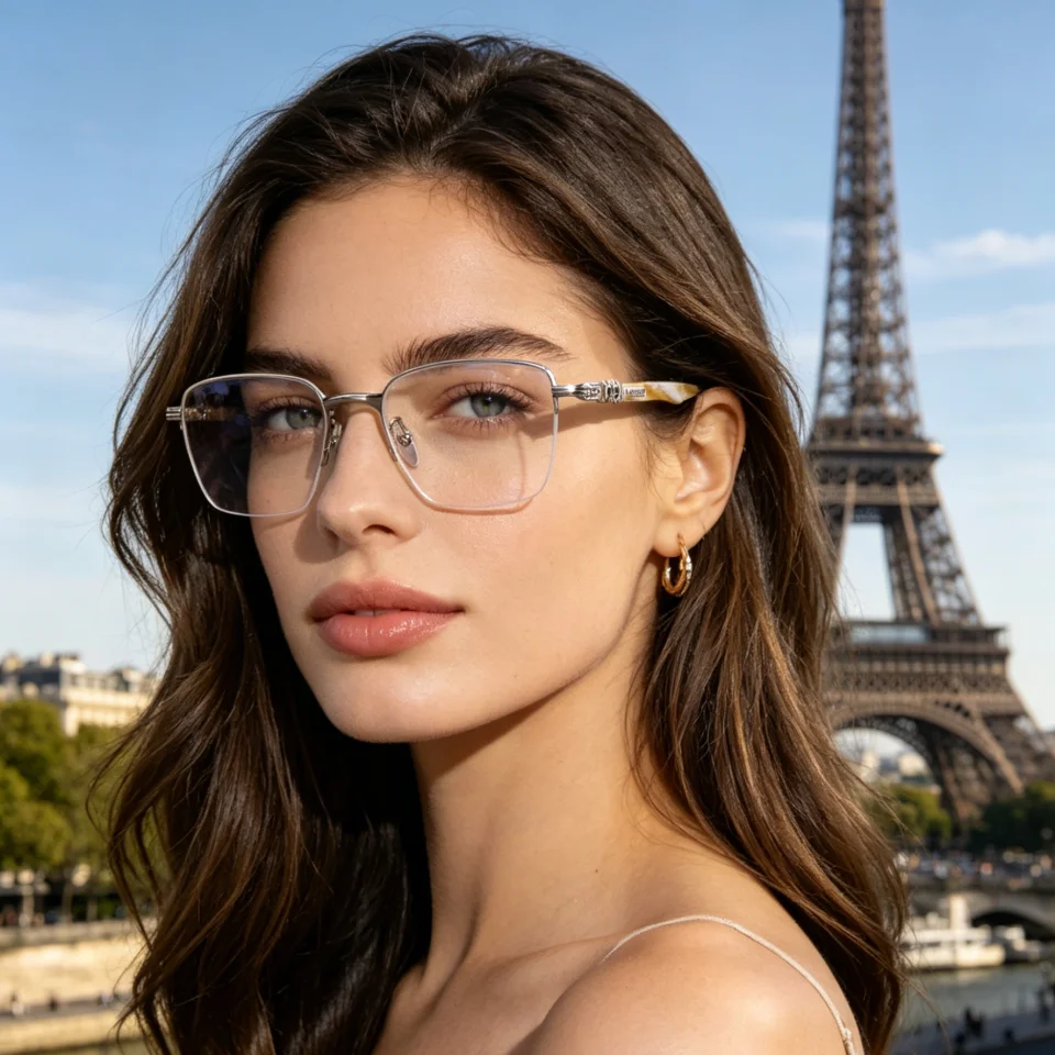 world-trend-personalized-creative-design-women's-titanium-frame-glasses-casual-daily-decoration-transparent-men's-luxury-glasses
