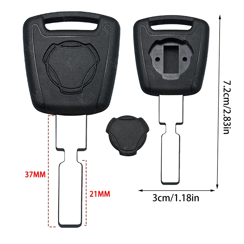 شفرة غير مقطوعة تناسب قذيفة مفتاح السيارة شاحنة كبيرة قطع الغيار رقاقة مفتاح قذيفة المستجيب مفتاح قذيفة ل HU71