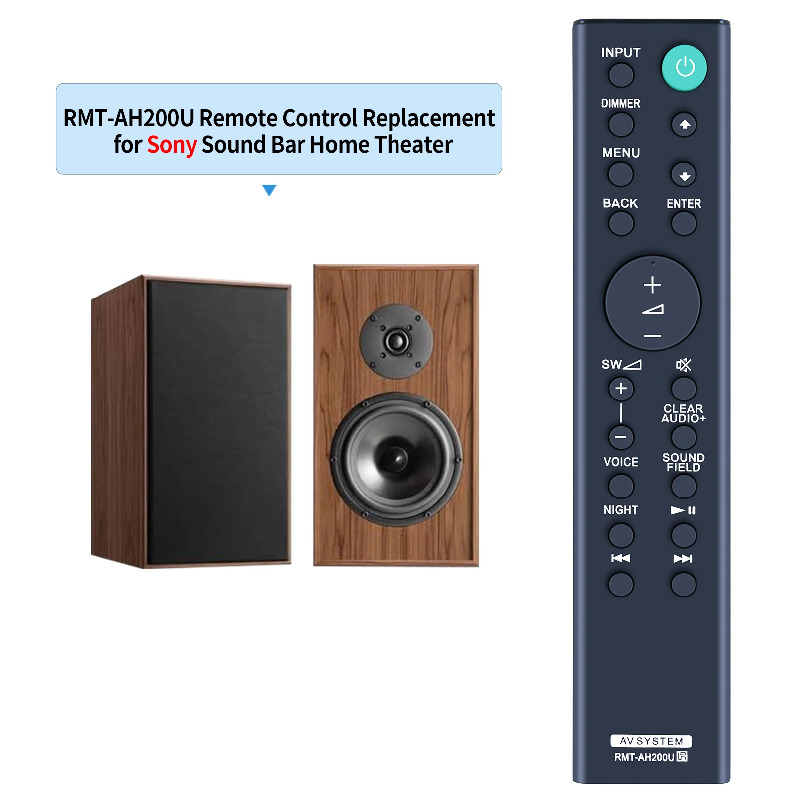 RMT-AH200U Soundbar Remote Control for Sony Sound Bar HT-RT4 HT-CT390 SA-CT390 SA-WRT3 SA-WCT390 HT-RT3 HT-RT40 HT-RT3