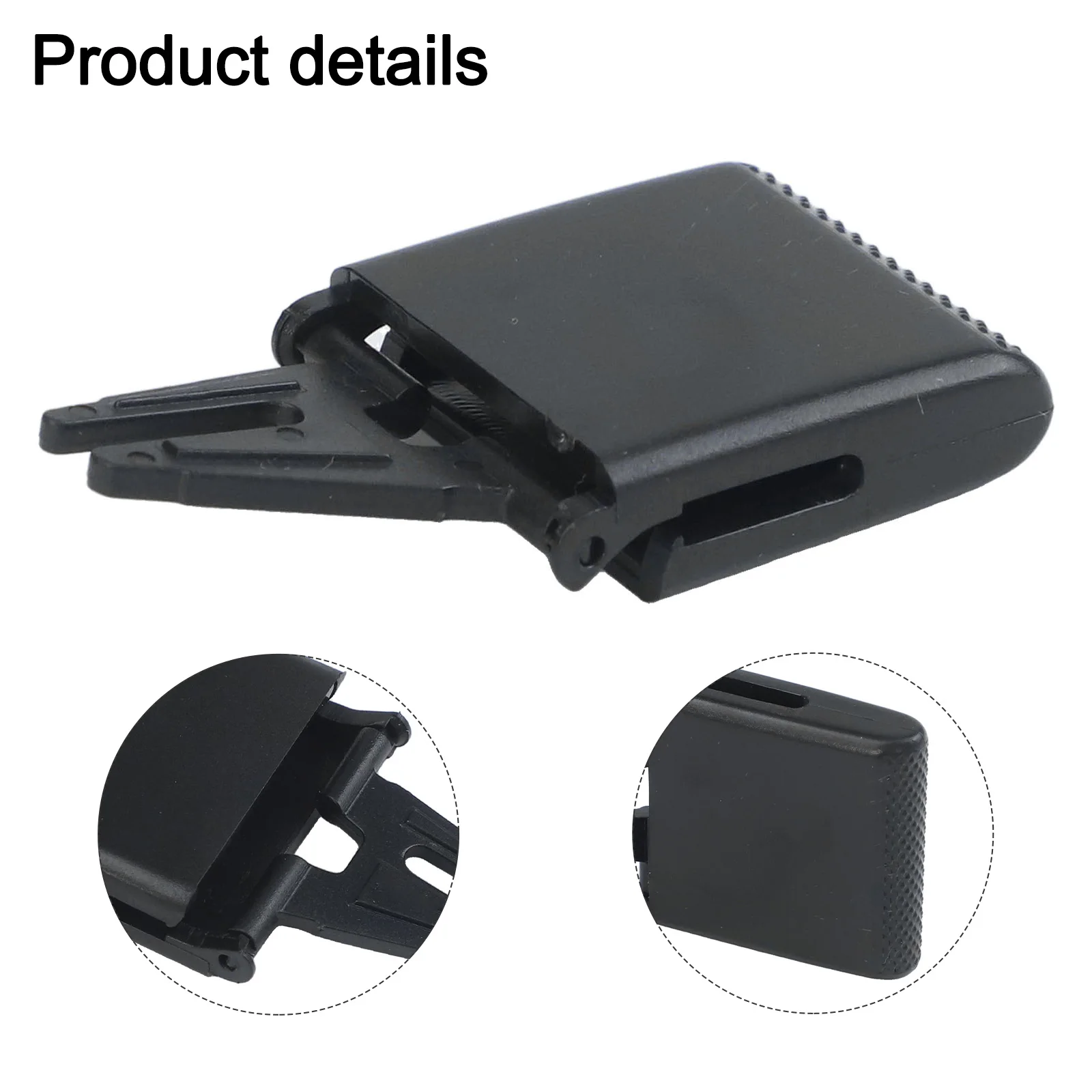 AC Air Vent Grille Clip Slider For PORSCHE For MACAN 2018-2020 95B819701H 95B819702H Plastic Black Car Accessories Interior Part view 2