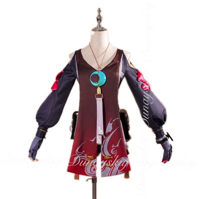 لعبة Wuthering Waves Game Danjin شخصية واحدة حارس مستقيم وغير معدل مع زي تنكري للشعر الوردي مليء بالمجموعة