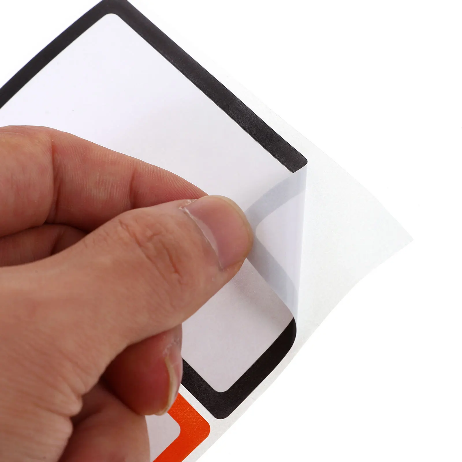 2 لفات ملصقات تسمية اسم فارغة ملصقات ملونة ذاتية اللصق لتنظيم المكاتب المنزلية علامات الاسم تصنيف لزج