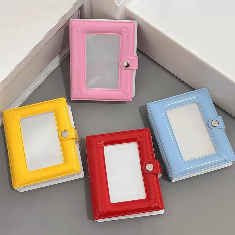 New 3 Inch Mini Photo Card Binder Kpop Photocard Binder Photocard Holder Book For Star Chasing Photo Collection