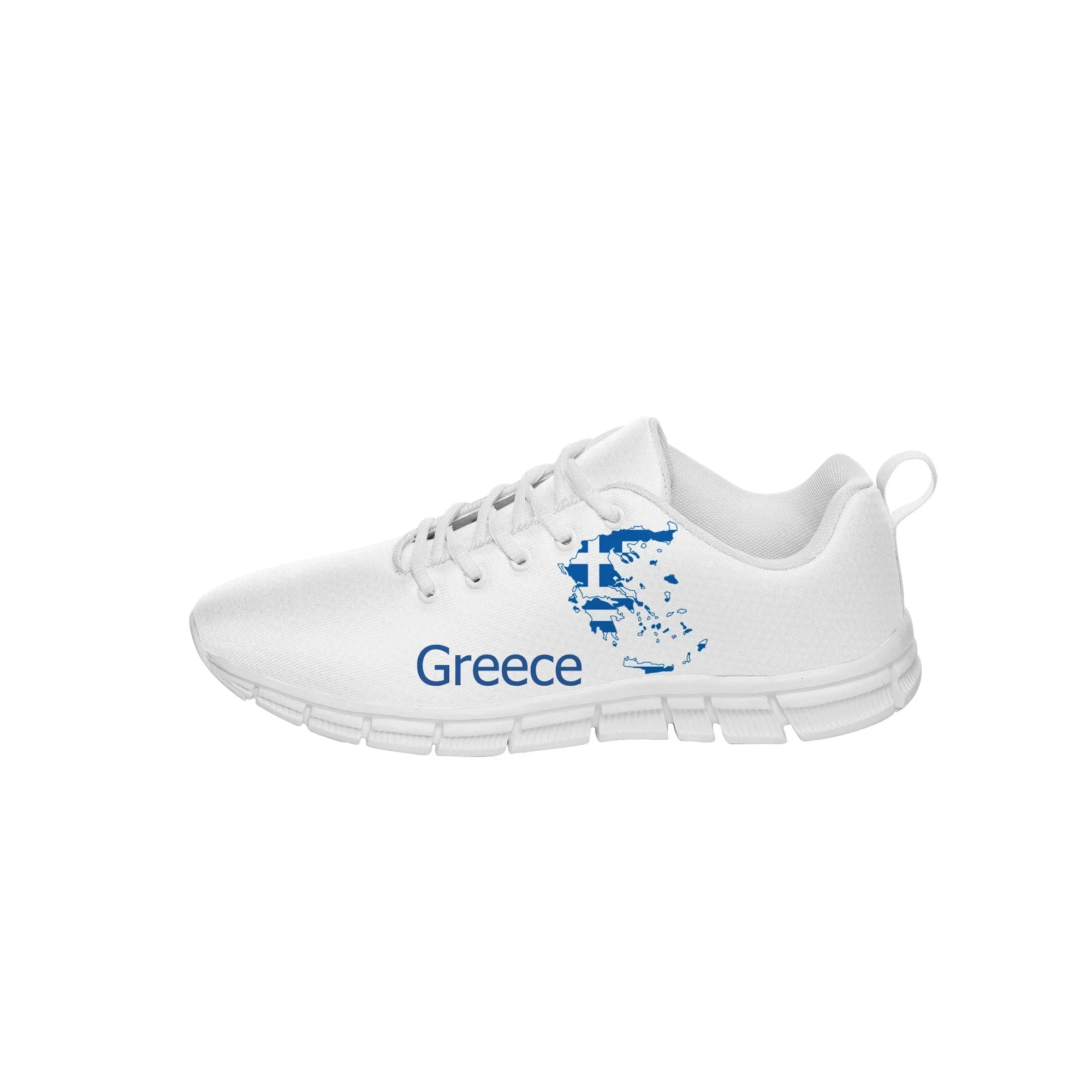 

Greece Flag Sneakers Mens Womens Casual Sport Shoes Canvas Running Shoes 3D Printed Breathable Lightweight Shoe