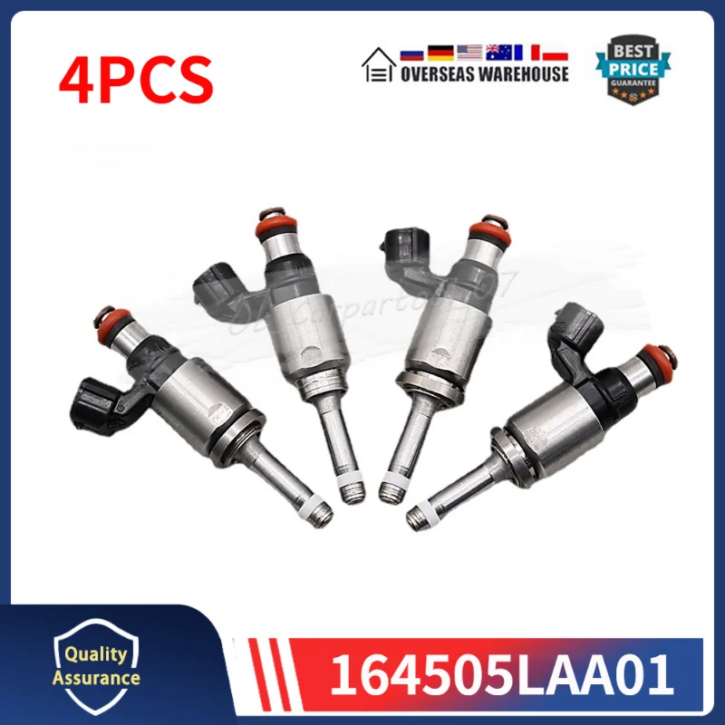 

164505LAA01 16450-5LA-A01 Fuel Injectors 4PCS For 2015-2017 Honda CR-V Accord 2016-2017 Acura ILX TLX 16010-5LA-305
