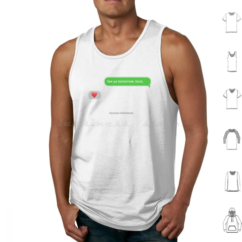Supercorp Text Messages Tank Tops Print Cotton Supercorp Supercorp Text Messages T Shit Kara Danvers Lena Luthor