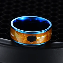 Anillo inteligente NFC portátil para hombres y mujeres, dispositivo de reconocimiento de identificación, compacto, multifuncional, LL @ 17