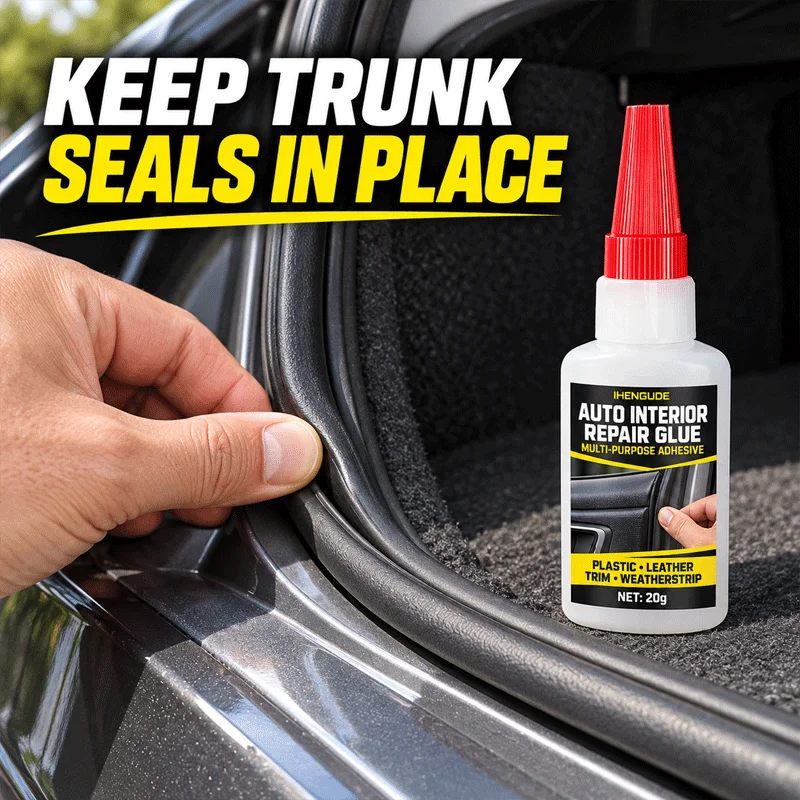 Automotive Bumper Plastic Adhesive: Repairs Cracks & Bonds Rearview Mirror Base
