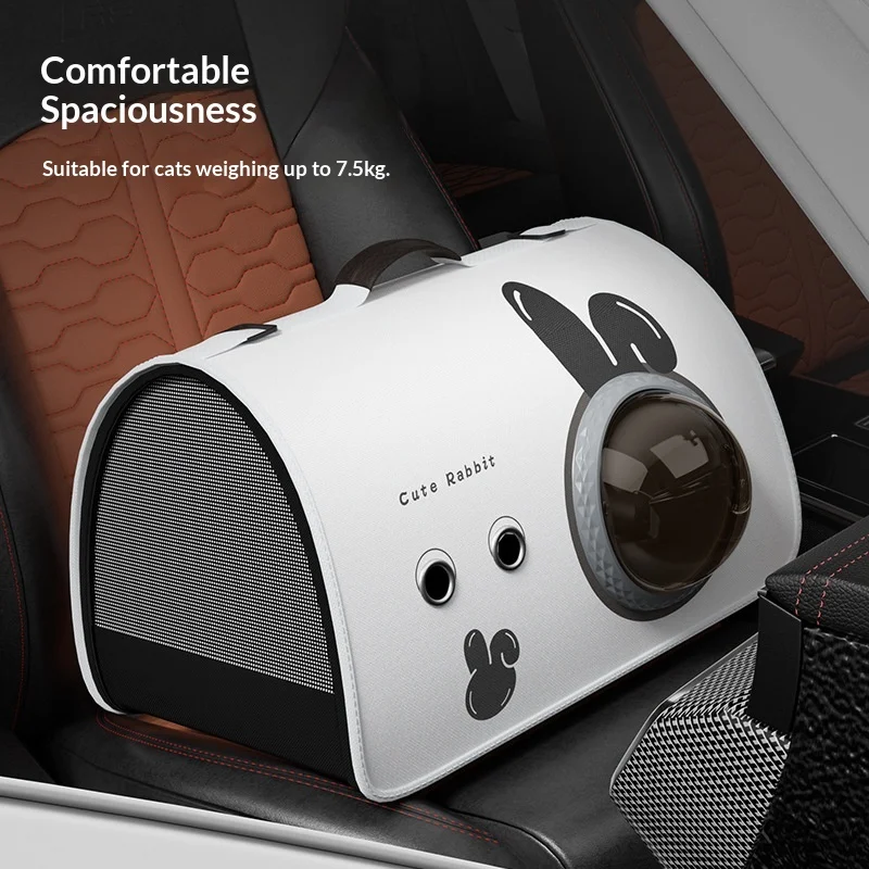 Mochila transparente para mascotas tipo cápsula, gatos y perros - imagen 3