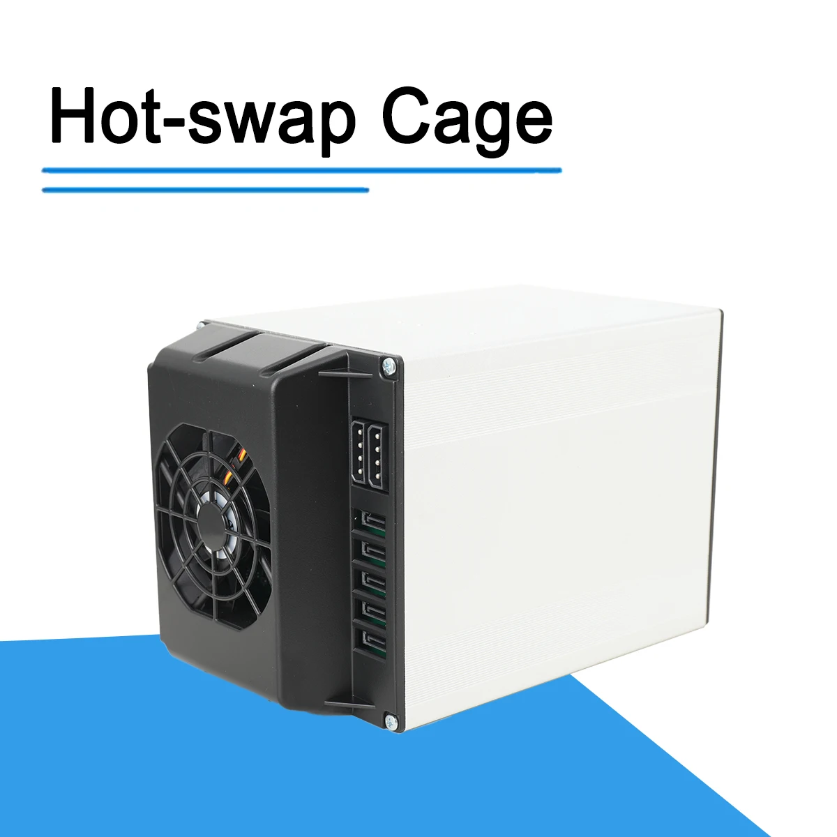 HDD Enclosure Hot Swap Cage 5-Bay 3 x 5.25