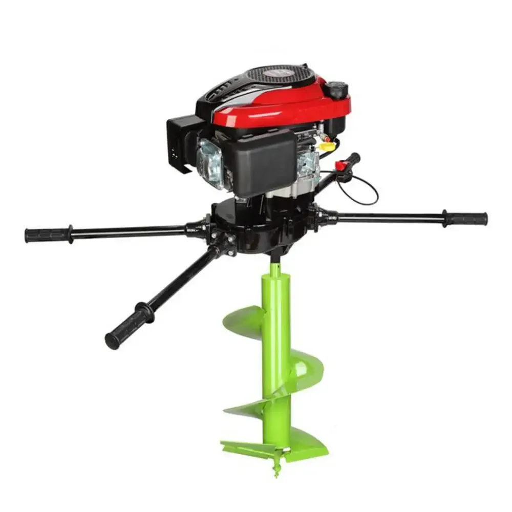 

Ground-drilling 4-stroke high-power digger,large-scale agricultural tree planting tree digger,electric pole puncher,Earth Auger